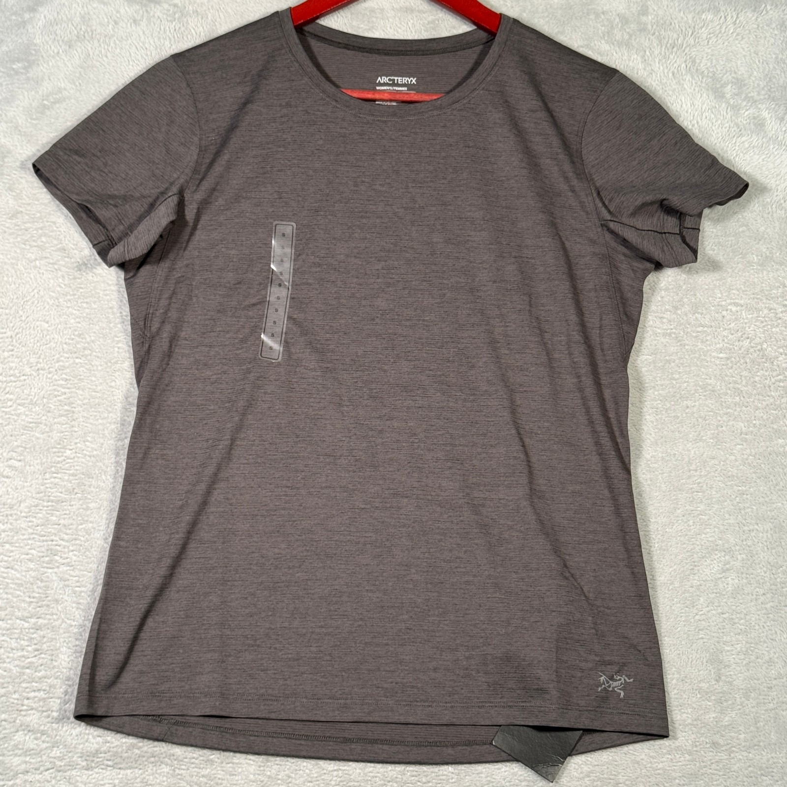 Arcteryx Shirt Womens Small Gray Taema Crew Short Sleeve Heather
